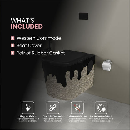 Designer Western Commode (Moon WH 41)