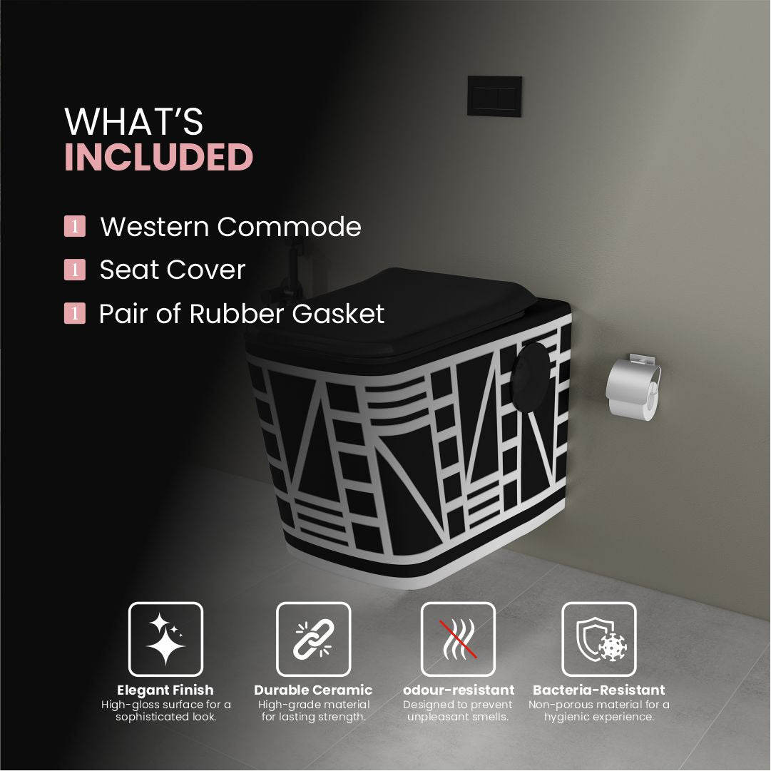 Designer Western Commode (Moon WH 45)