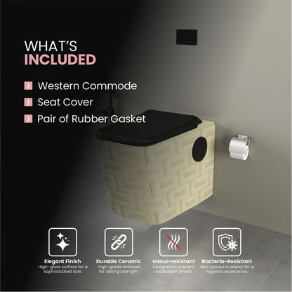 Designer Western Commode (Moon WH 46)