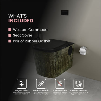 Designer Western Commode (Moon WH 09)