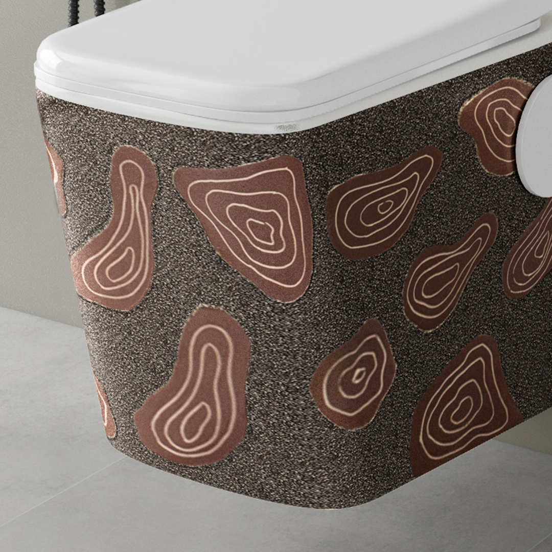 Designer Western Commode (Moon WH 02)