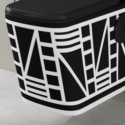 Designer Western Commode (Moon WH 45)