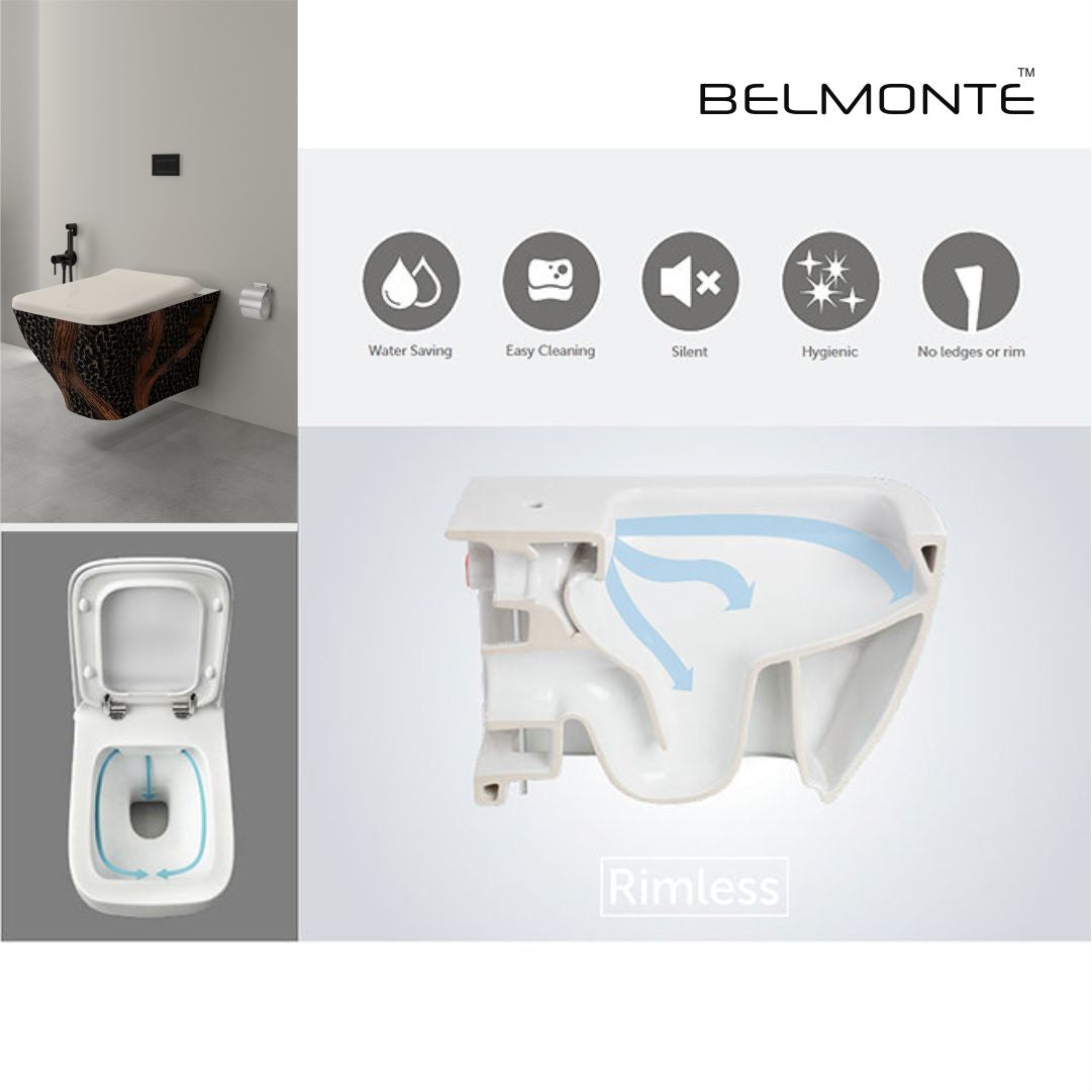 Designer Wall Hung Water Closet (Neon WH 29)