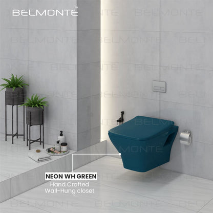 Designer Wall Hung Water Closet (Neon WH Royal Blue)