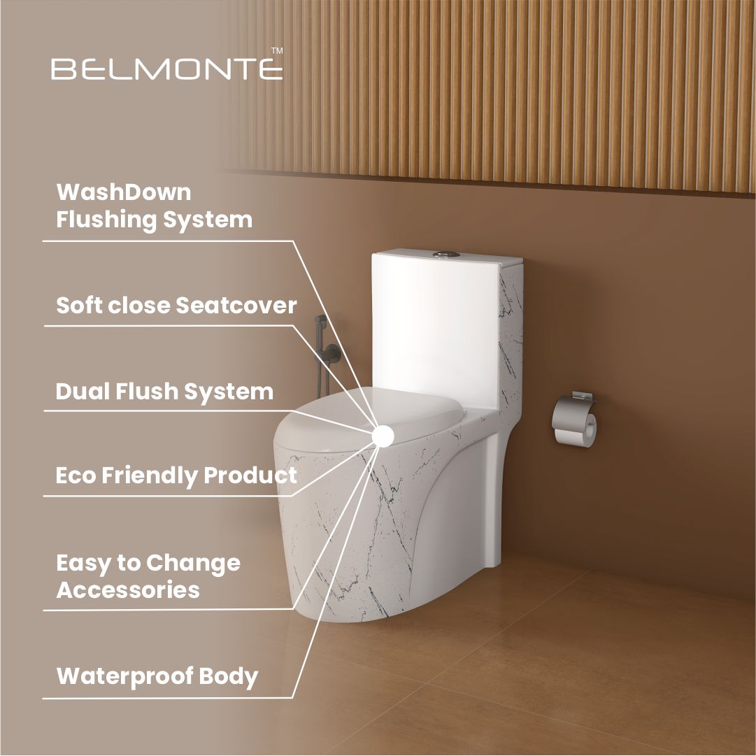 Designer One Piece Water Closet (Numero OP 21)