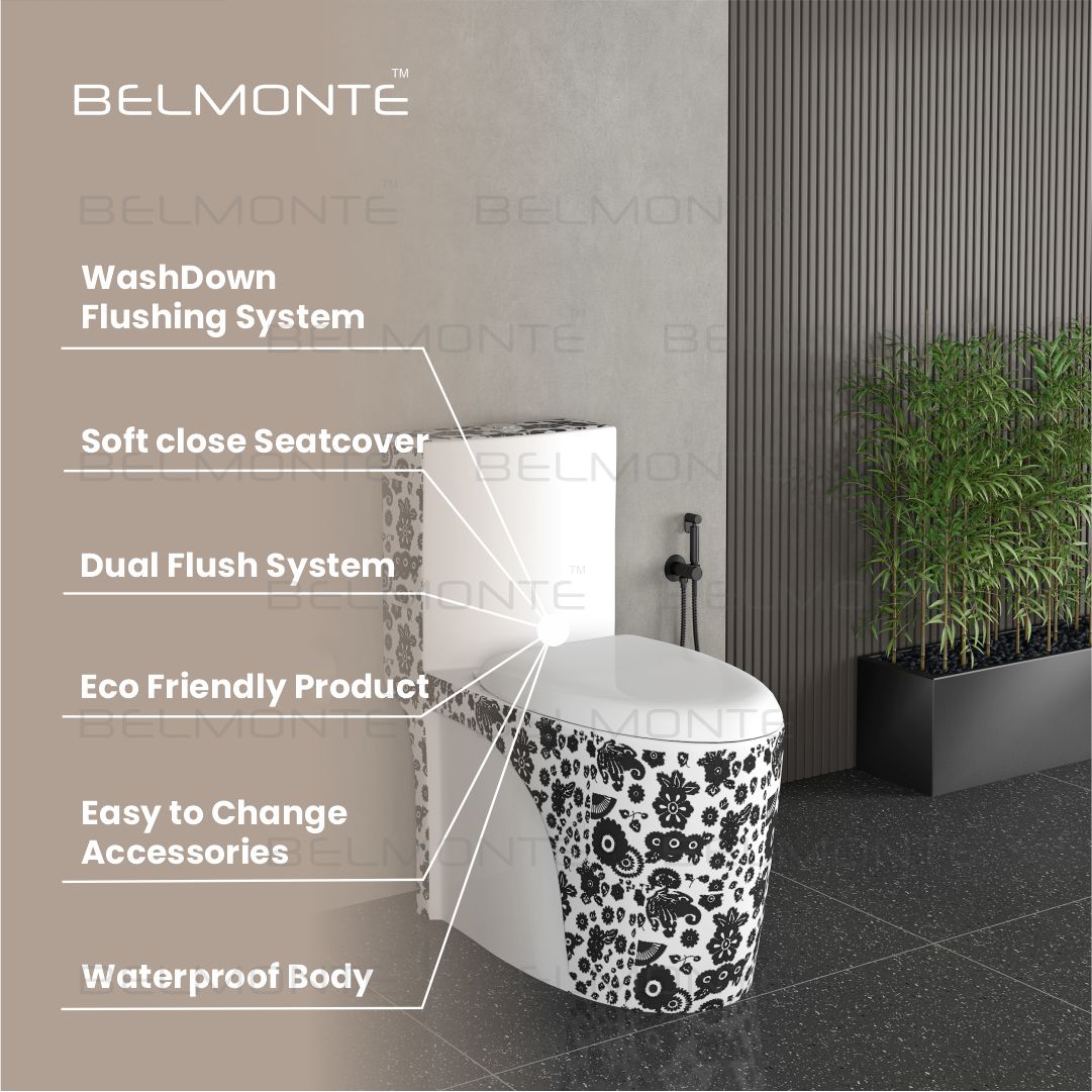 Designer One Piece Water Closet (Numero OP 19)