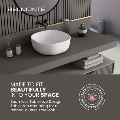 Ceramic Counter Top Basin (Olive)