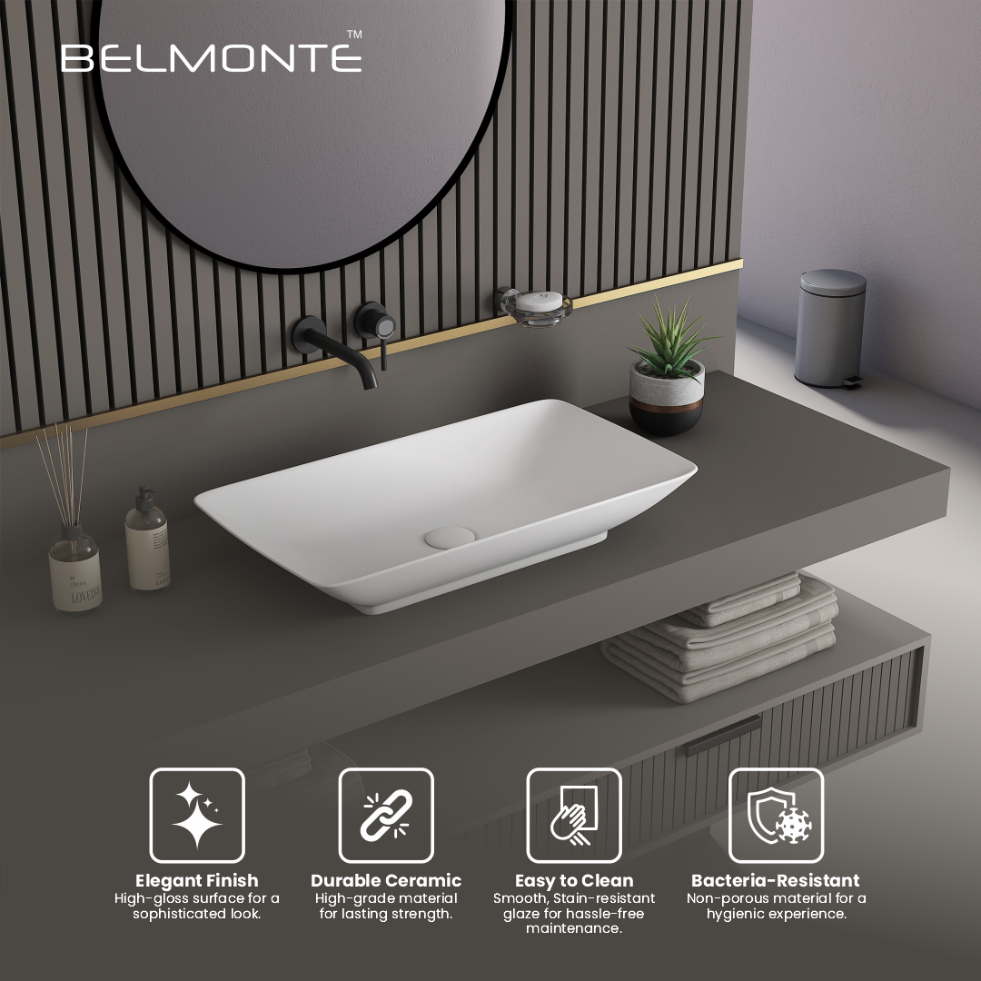 Ceramic Counter Top Basin (Onix)