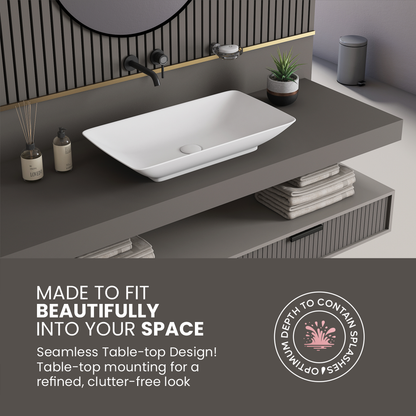 Ceramic Counter Top Basin (Onix)