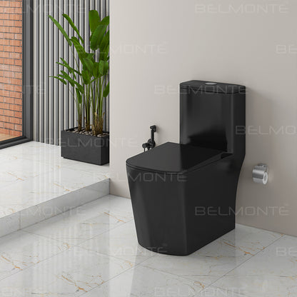 Black One Piece Commode (Opal-wd)