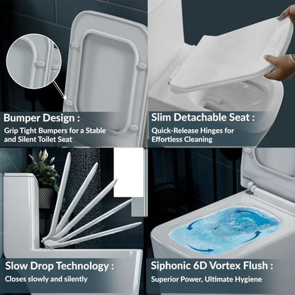 Designer One Piece Water Closet (Opal OP Royal Blue)