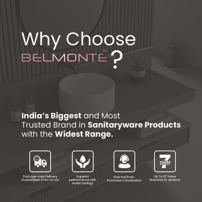 Ceramic Counter Top Basin (Orange)