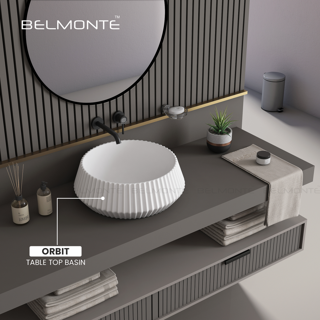 Ceramic Counter Top Basin (Orbit)