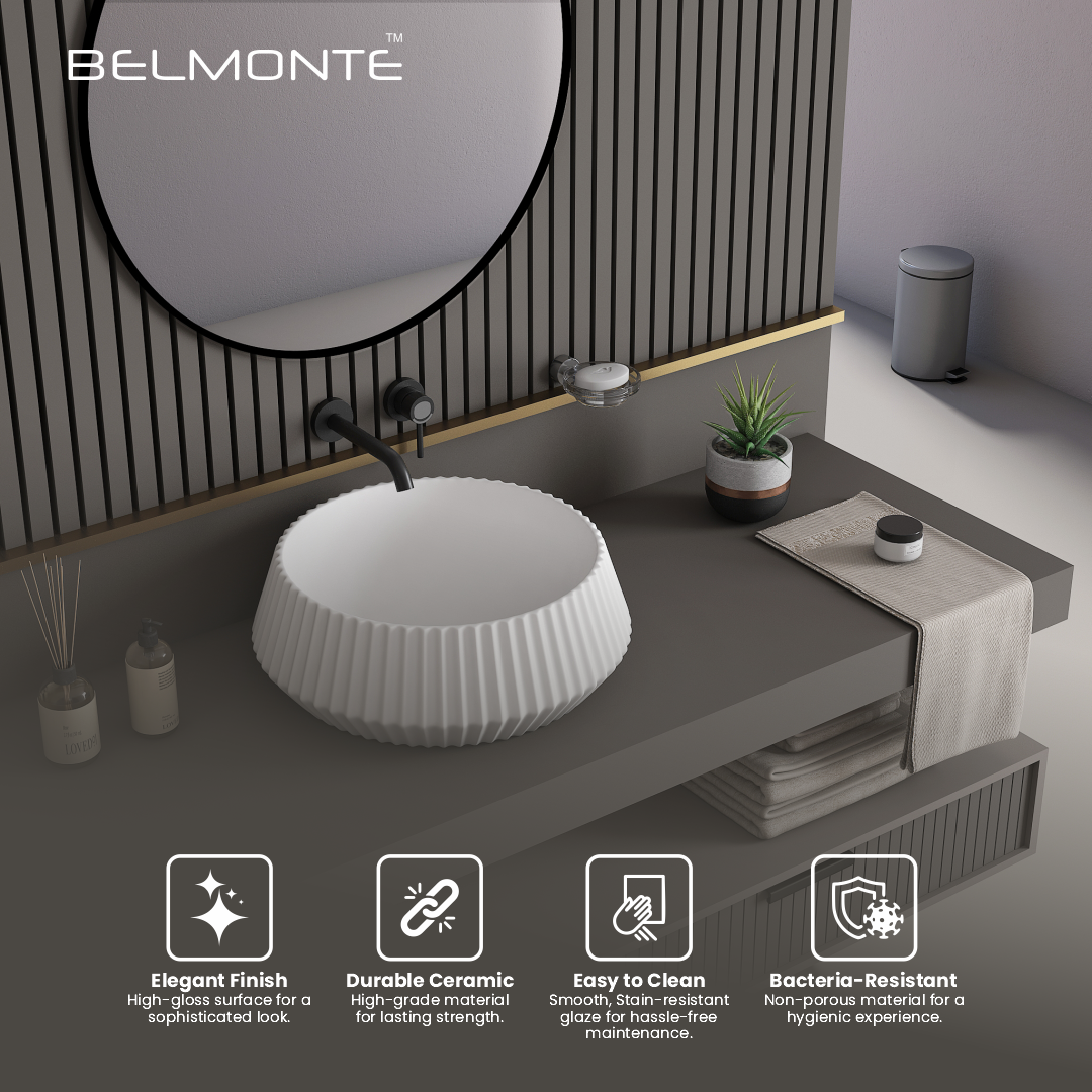 Ceramic Counter Top Basin (Orbit)