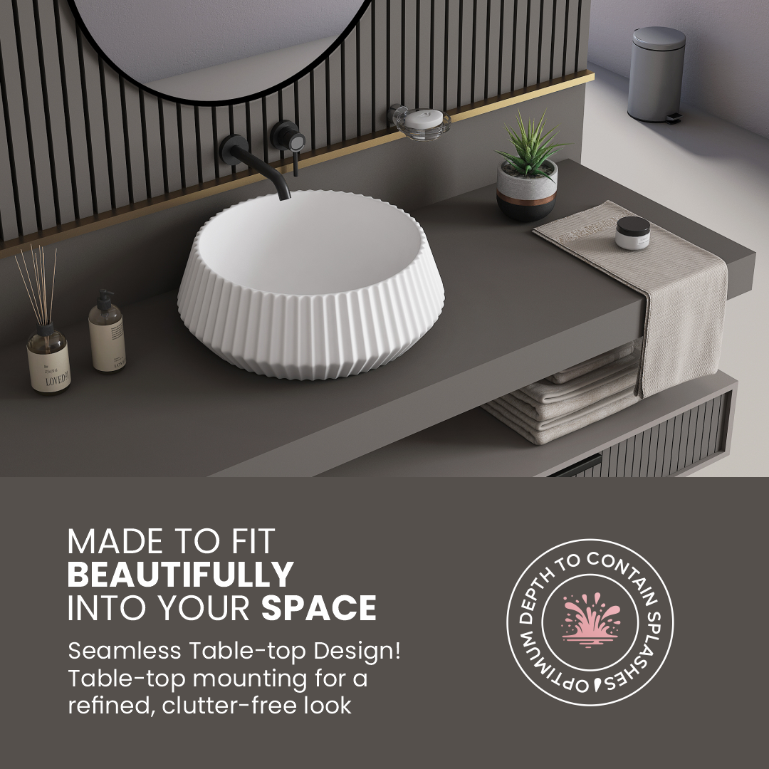 Ceramic Counter Top Basin (Orbit)