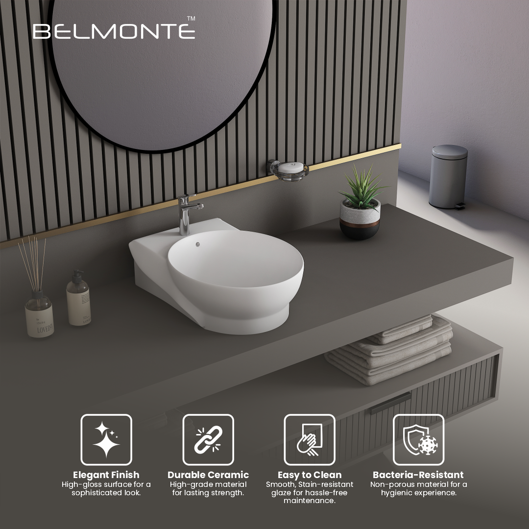 Ceramic Counter Top Basin (Ovo)