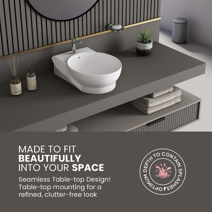 Ceramic Counter Top Basin (Ovo)