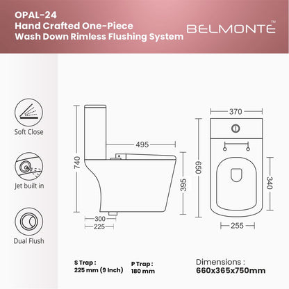 Designer Western Toilet (Opal OP 24)