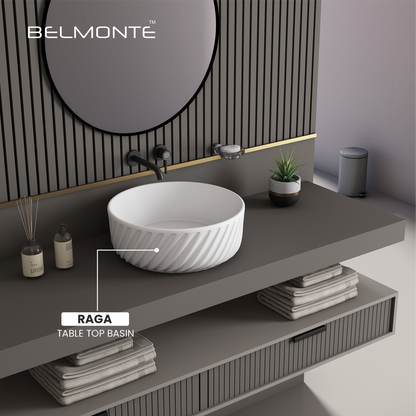 Ceramic Counter Top Basin (Raga)