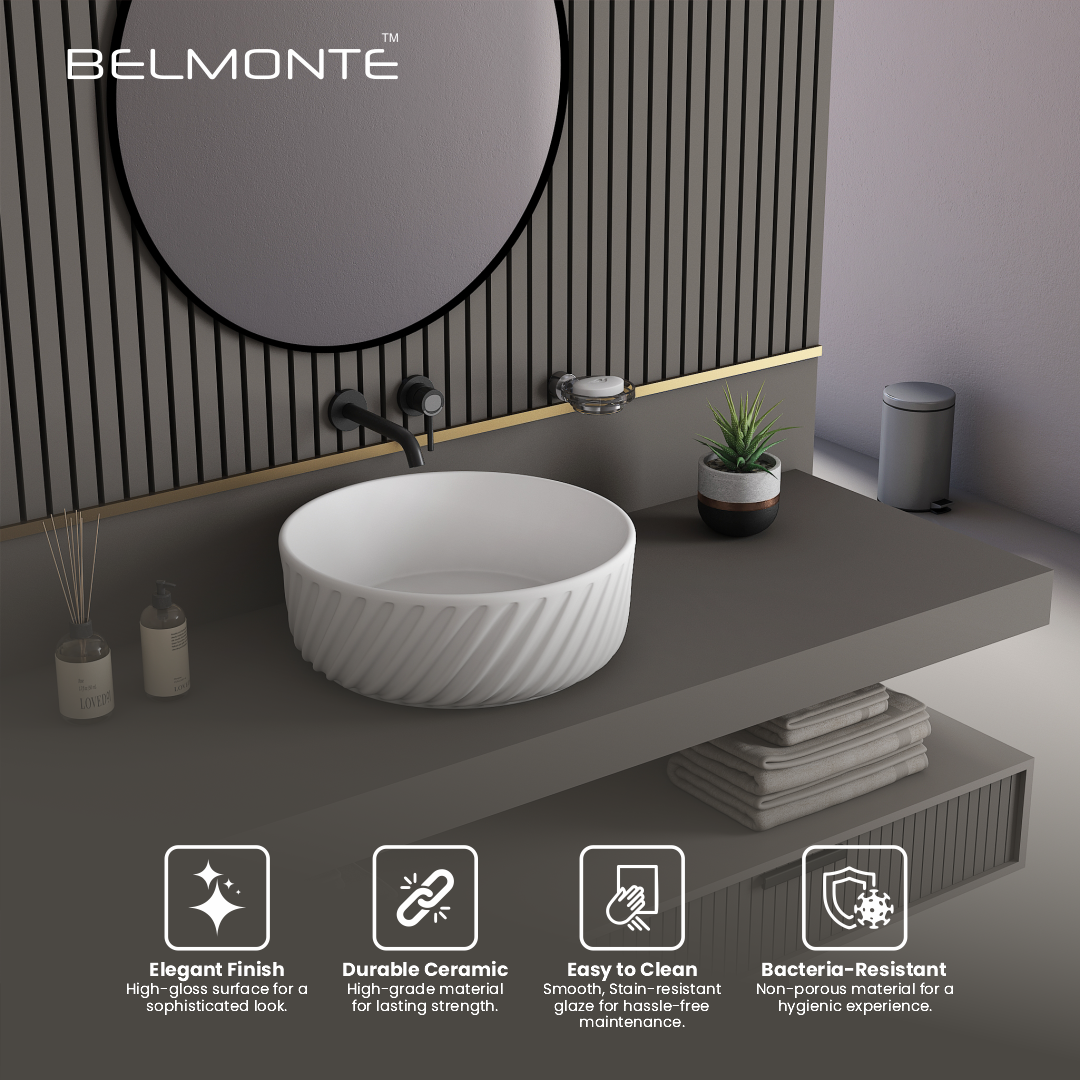 Ceramic Counter Top Basin (Raga)