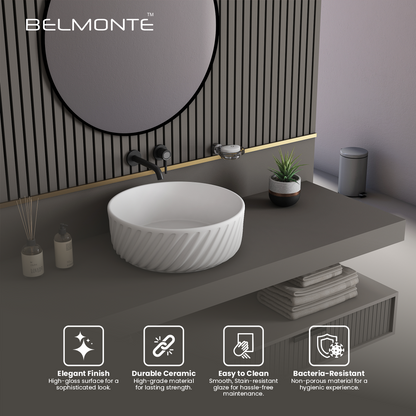 Ceramic Counter Top Basin (Raga)