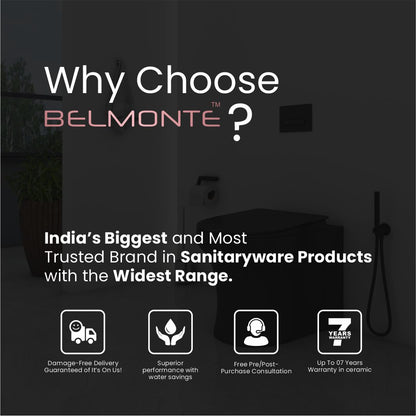 Black Floor Mount Commode (Ewc Retro)