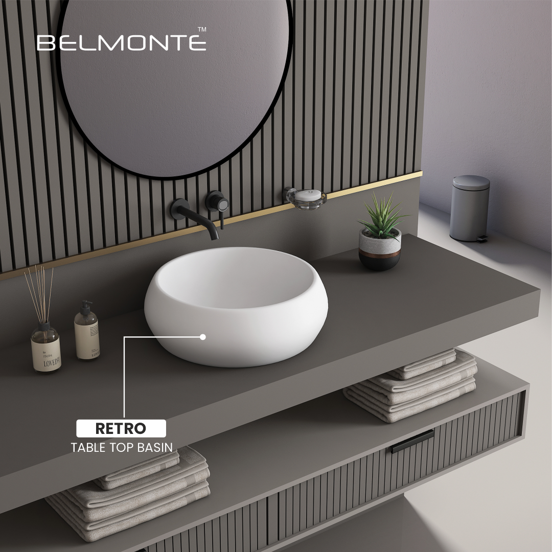 Ceramic Counter Top Basin (Retro)
