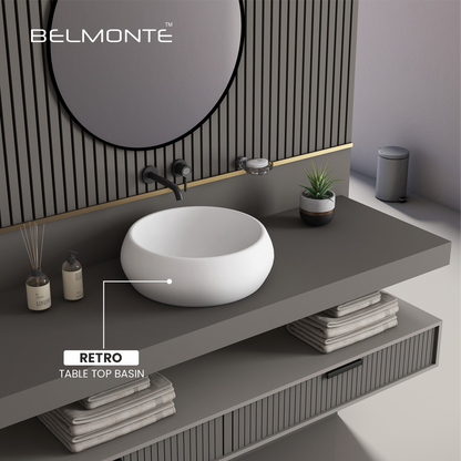 Ceramic Counter Top Basin (Retro)
