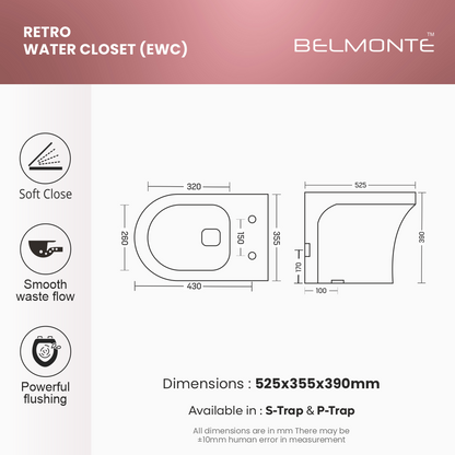 Floor Mounted Commode (EWC Retro)