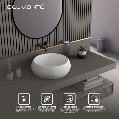 Ceramic Counter Top Basin (Retro)