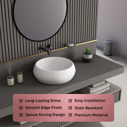 Ceramic Counter Top Basin (Retro)