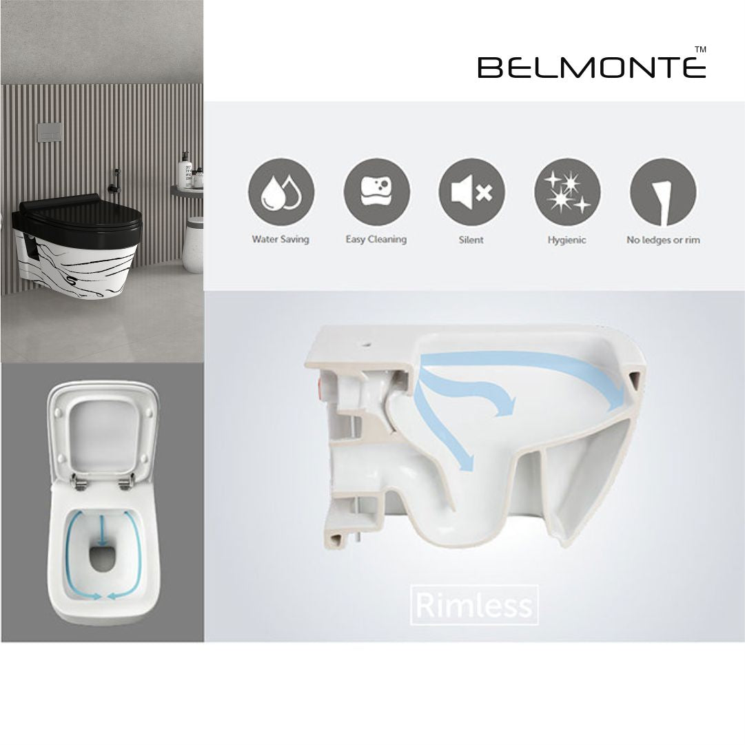 Designer Wall Hung Water Closet (Retro WH 16)