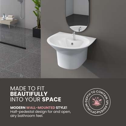 Wall Hung Half Basin (Rolex)