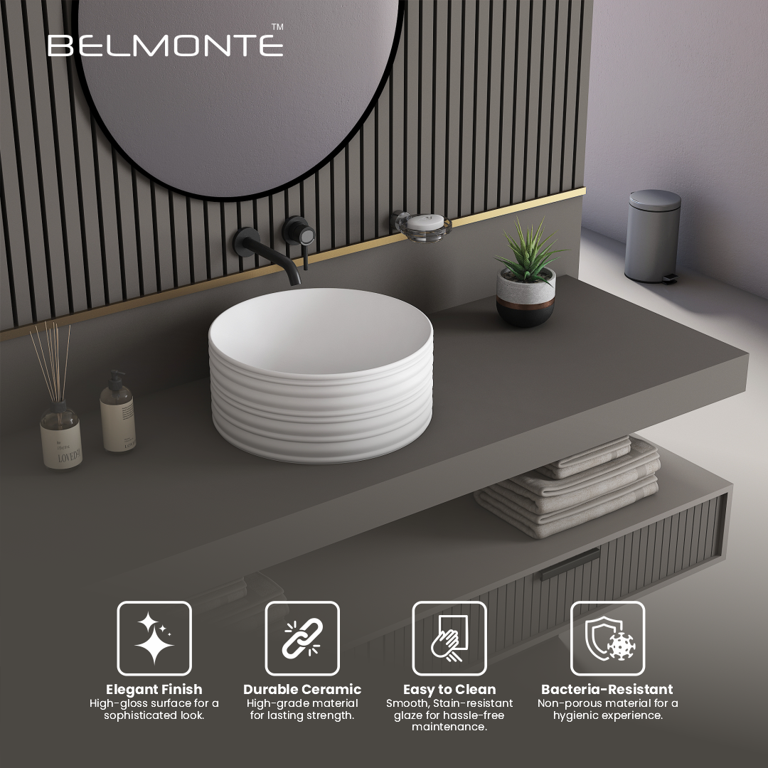 Ceramic Counter Top Basin (Selvo)