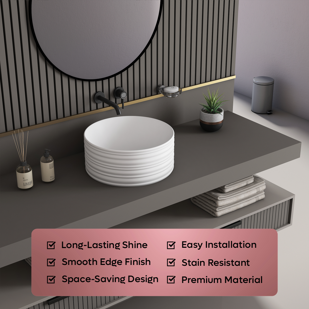 Ceramic Counter Top Basin (Selvo)