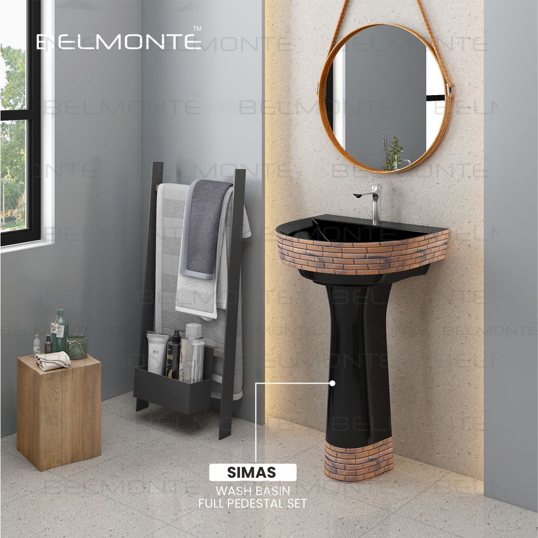 Designer Basin Pedestal Set (Simas Set BB08)