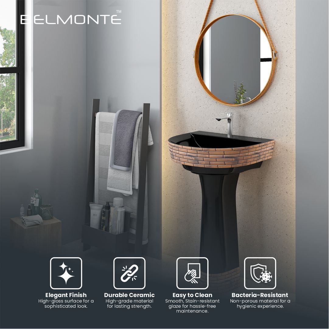 Designer Basin Pedestal Set (Simas Set BB08)