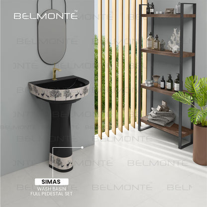 Designer Basin Pedestal Set (Simas Set 46)