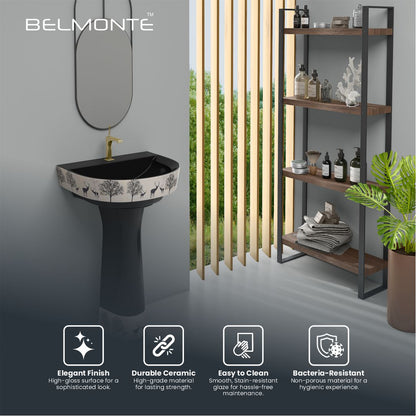 Designer Basin Pedestal Set (Simas Set 46)