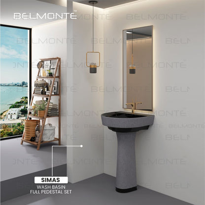 Designer Basin Pedestal Set (Simas Set RB01)