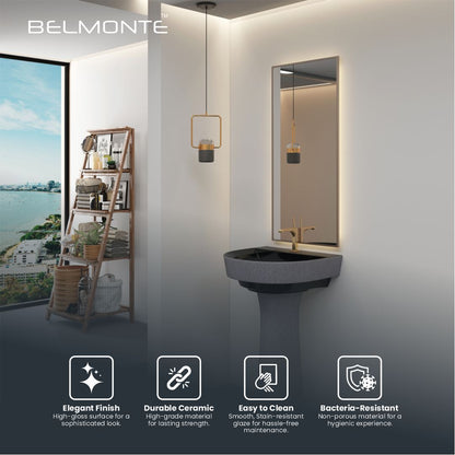 Designer Basin Pedestal Set (Simas Set RB01)