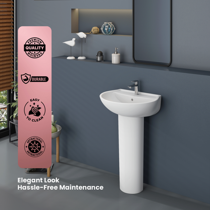 Ceramic Basin Pedestal Set (Simi)