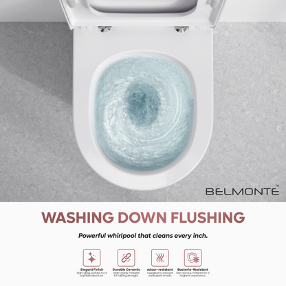 Floor Mounted Western Toilet (EWC Square)