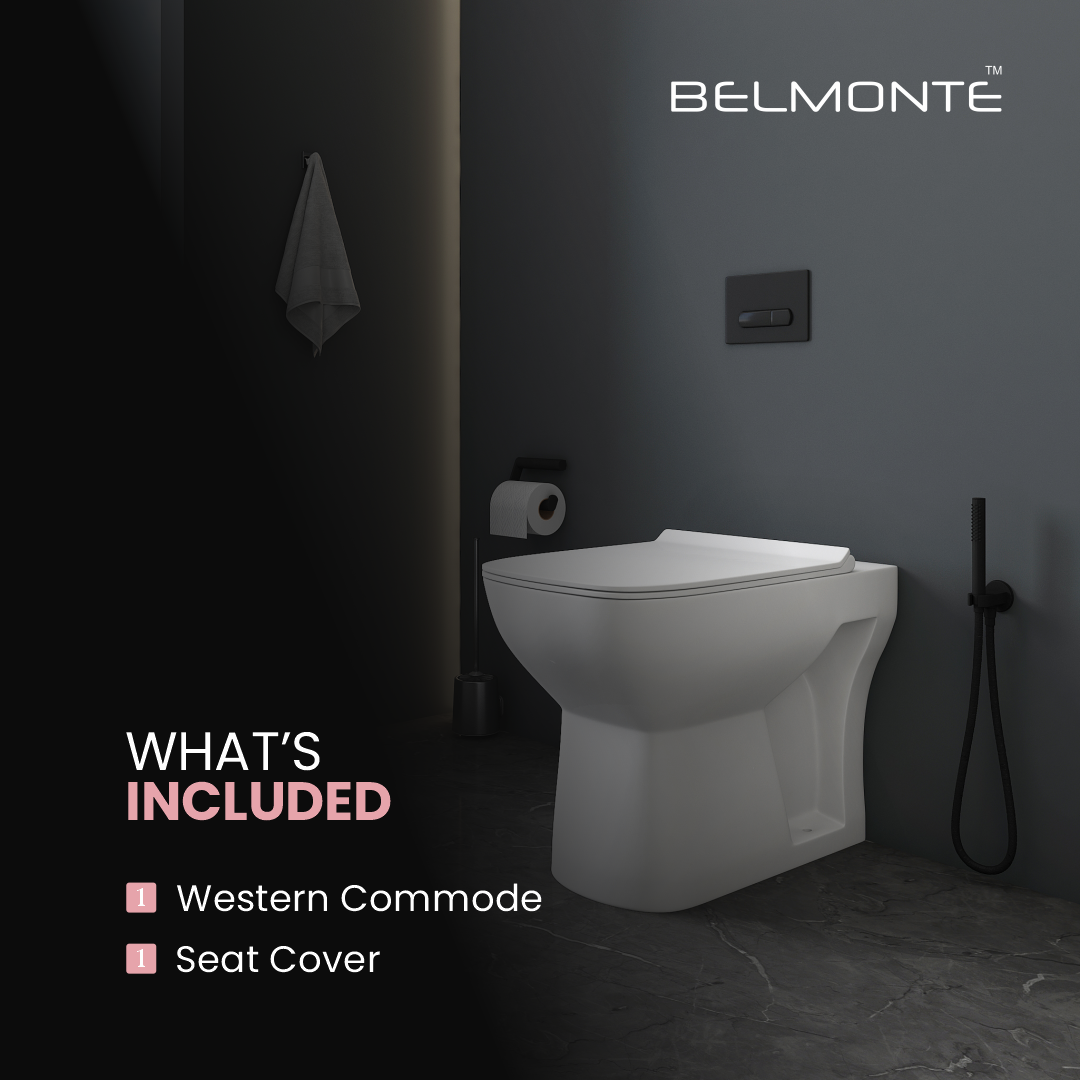 Floor Mounted Western Toilet (EWC Square)