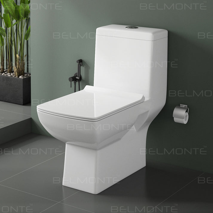 Ceramic Commode Toilet (Square) | Belmonte Bath – Belmonte Bath LLP