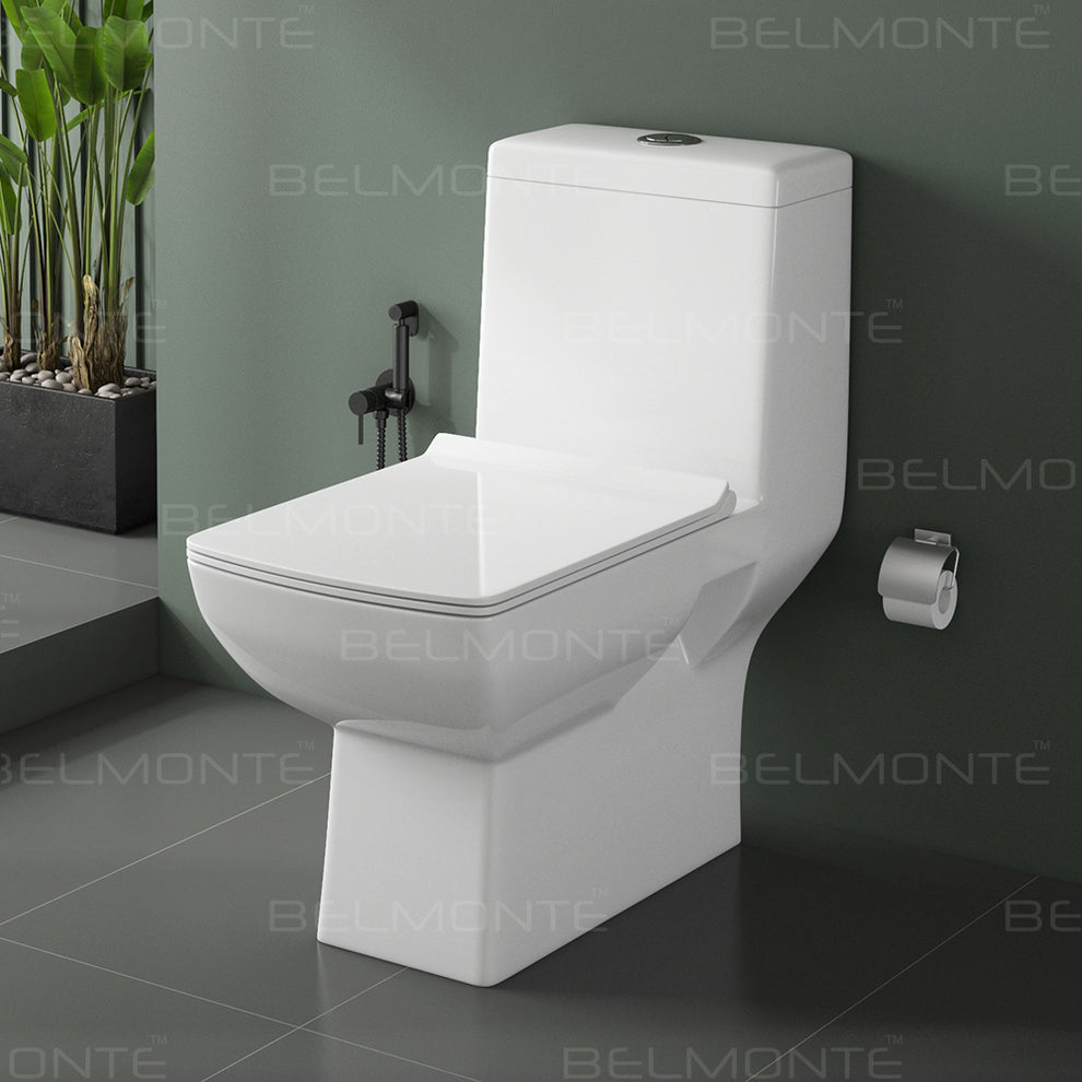 Ceramic Commode Toilet (Square) – Belmonte Bath LLP
