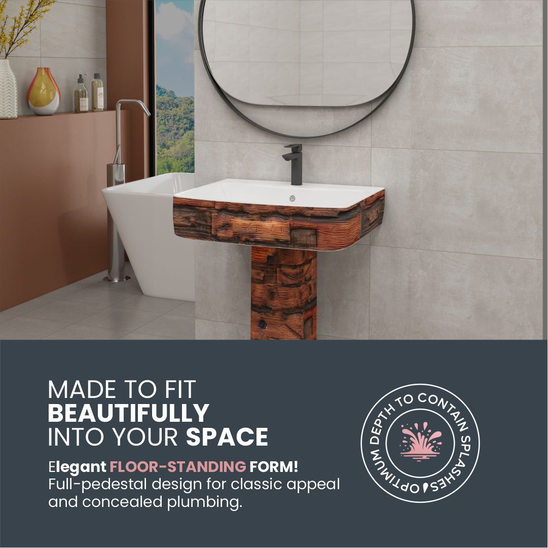 Designer Basin Pedestal Set (Thar Set 03)