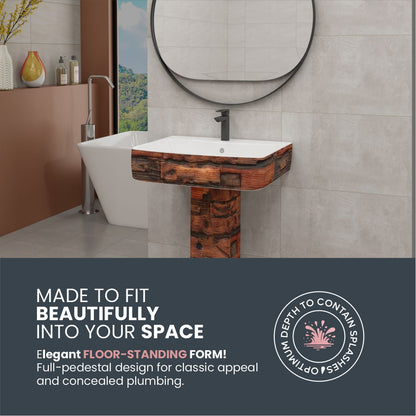 Designer Basin Pedestal Set (Thar Set 03)