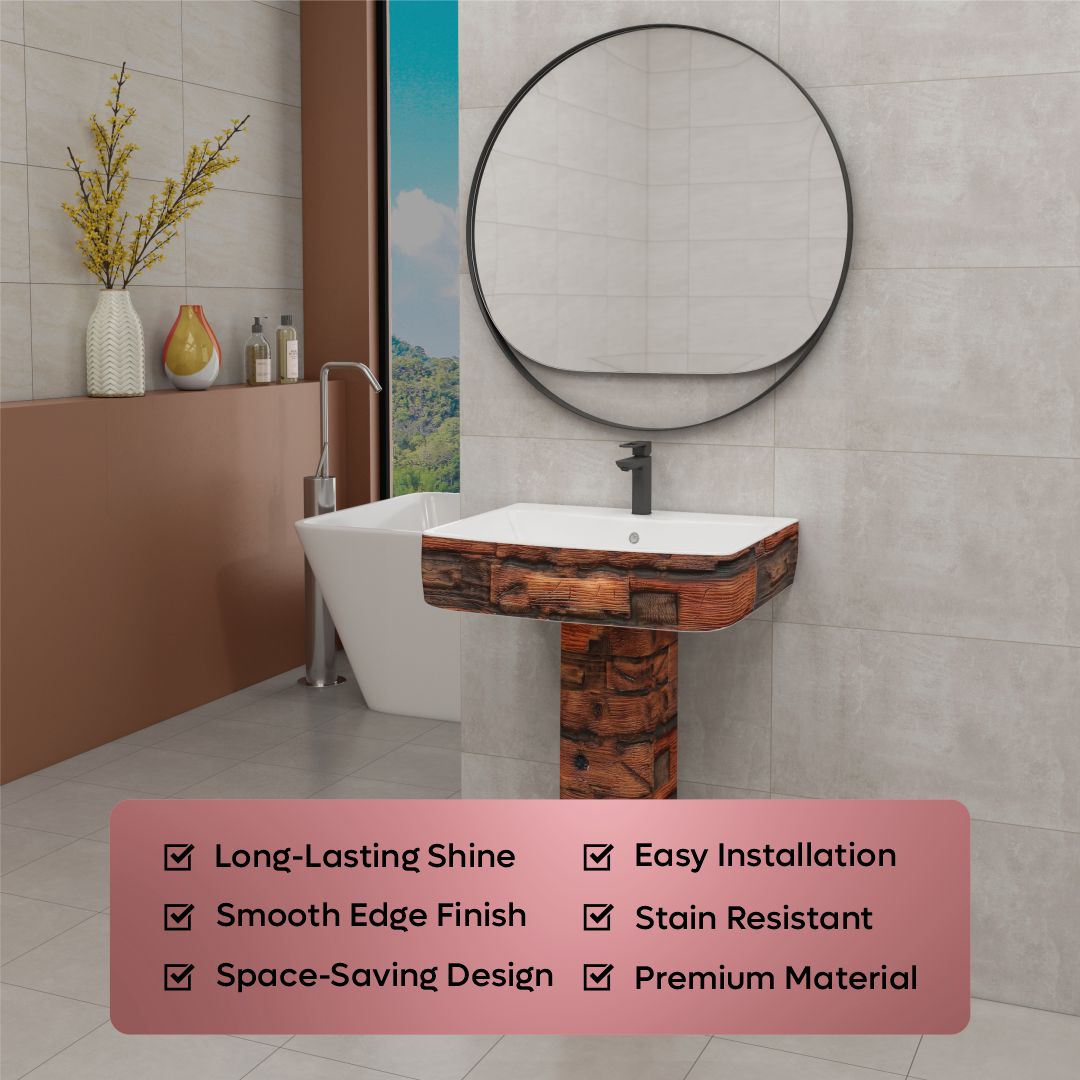 Designer Basin Pedestal Set (Thar Set 03)
