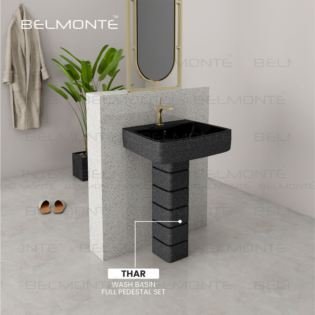 Designer Basin Pedestal Set (Thar Set 05)